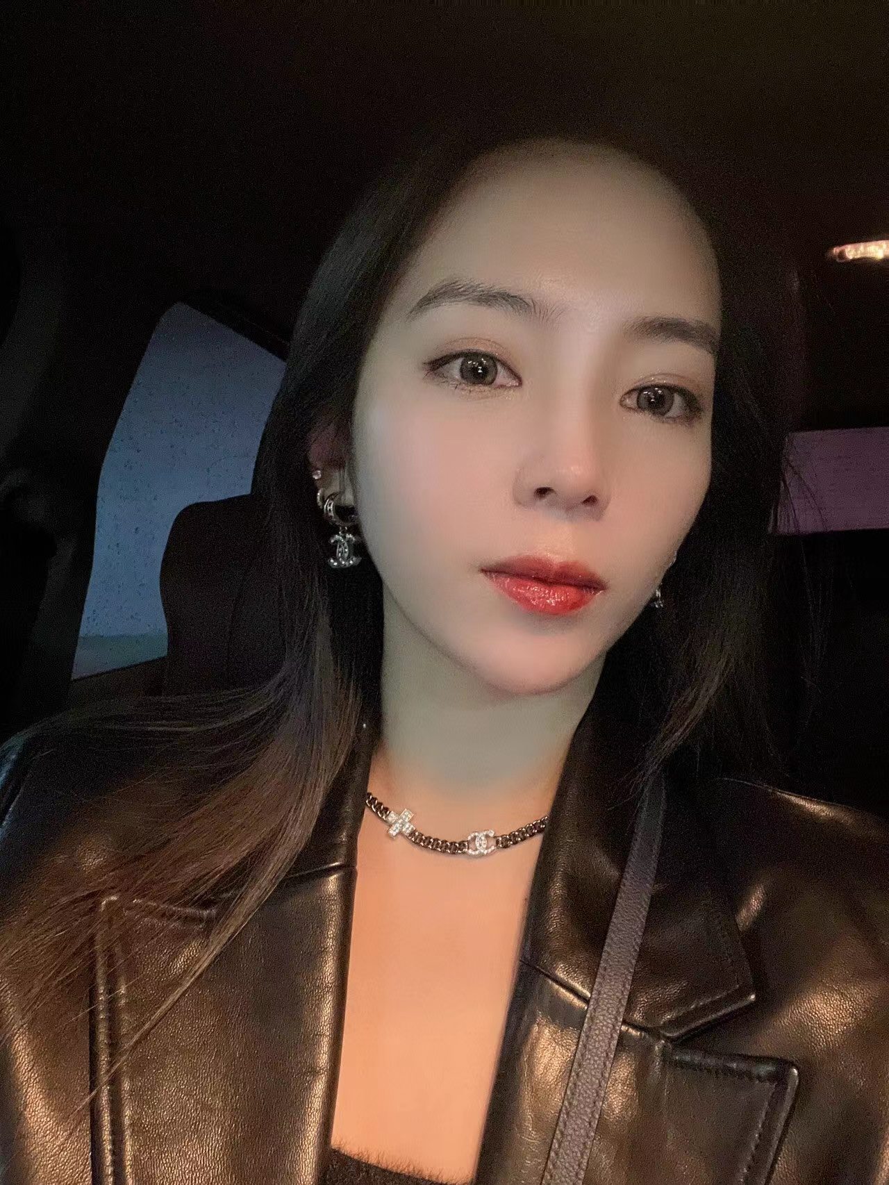 Chanel Black Cuban Chain Choker Necklace - Original Replica Club