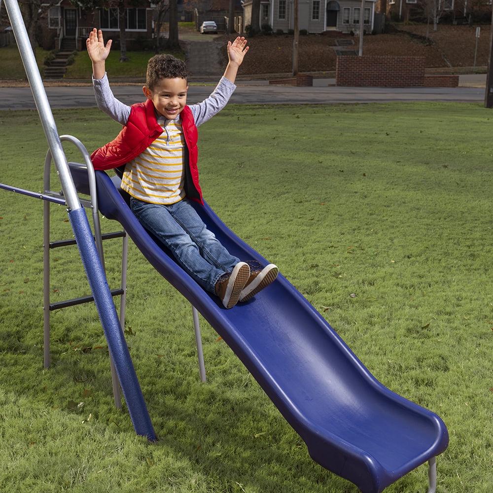 XDP Recreation Fun All-Mighty Metal Swing Set with Super Disc Swing. Stand R Swing. Glider. & Slide - Image 11