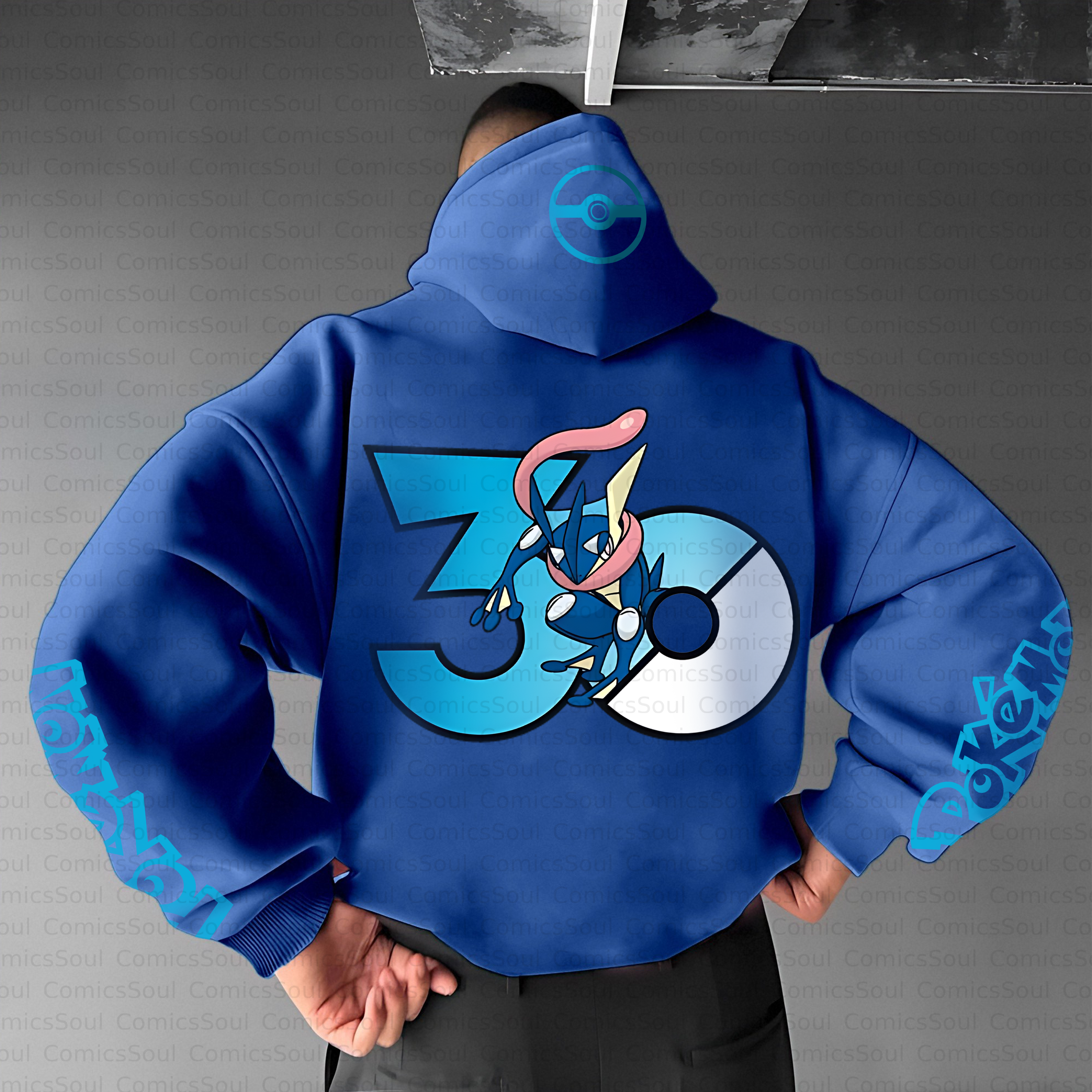 Unisex Anime Inspired Vintage Plush Hoodie