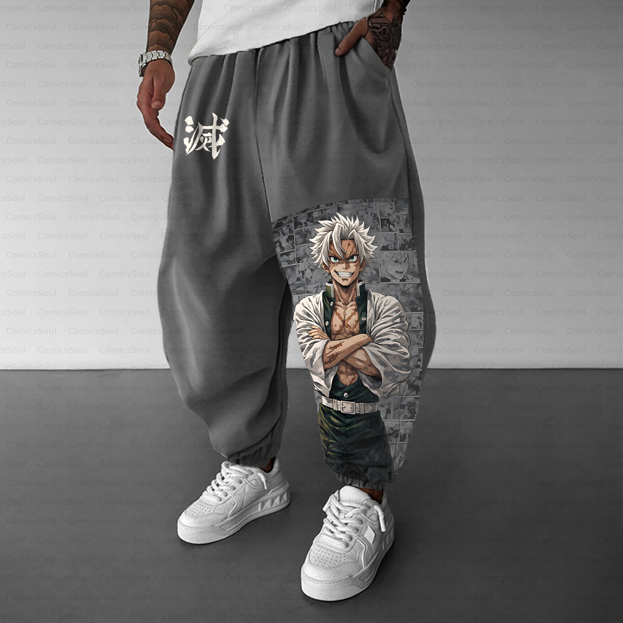 Unisex Casual Anime Streetwear Pant