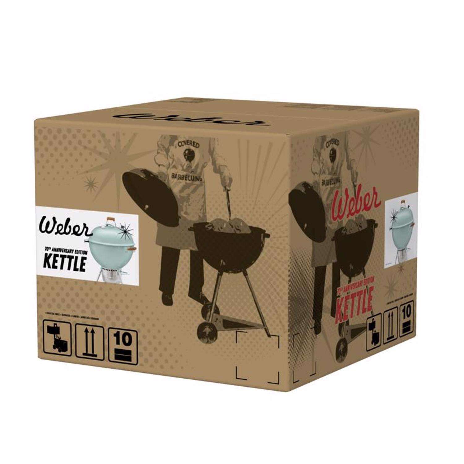 Weber 22 in. Charcoal Grill Rock N Roll Blue