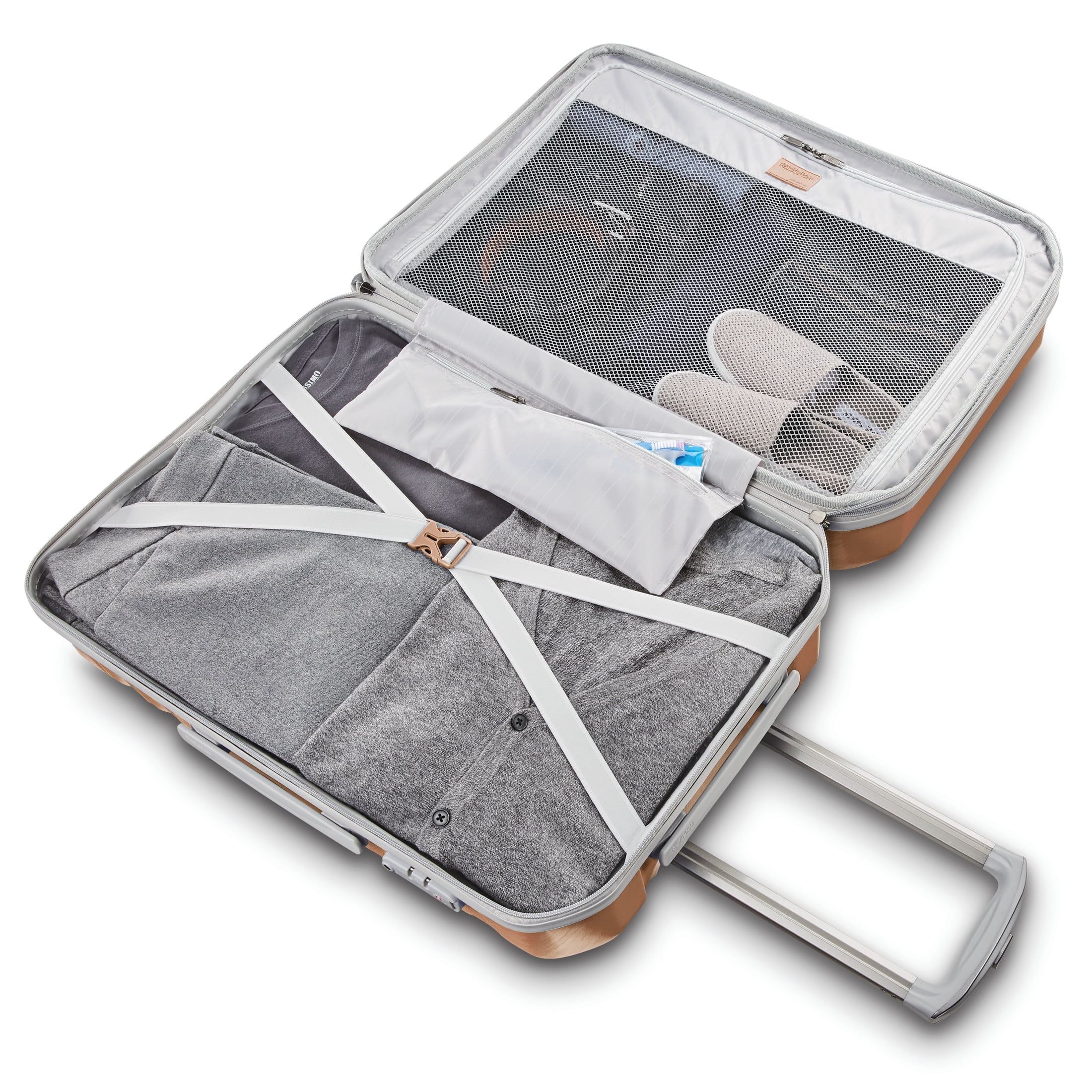 American Tourister Pirouette NXT Hardside Large Checked Luggage with Spinner Wheels - Ultramarine - Image 26