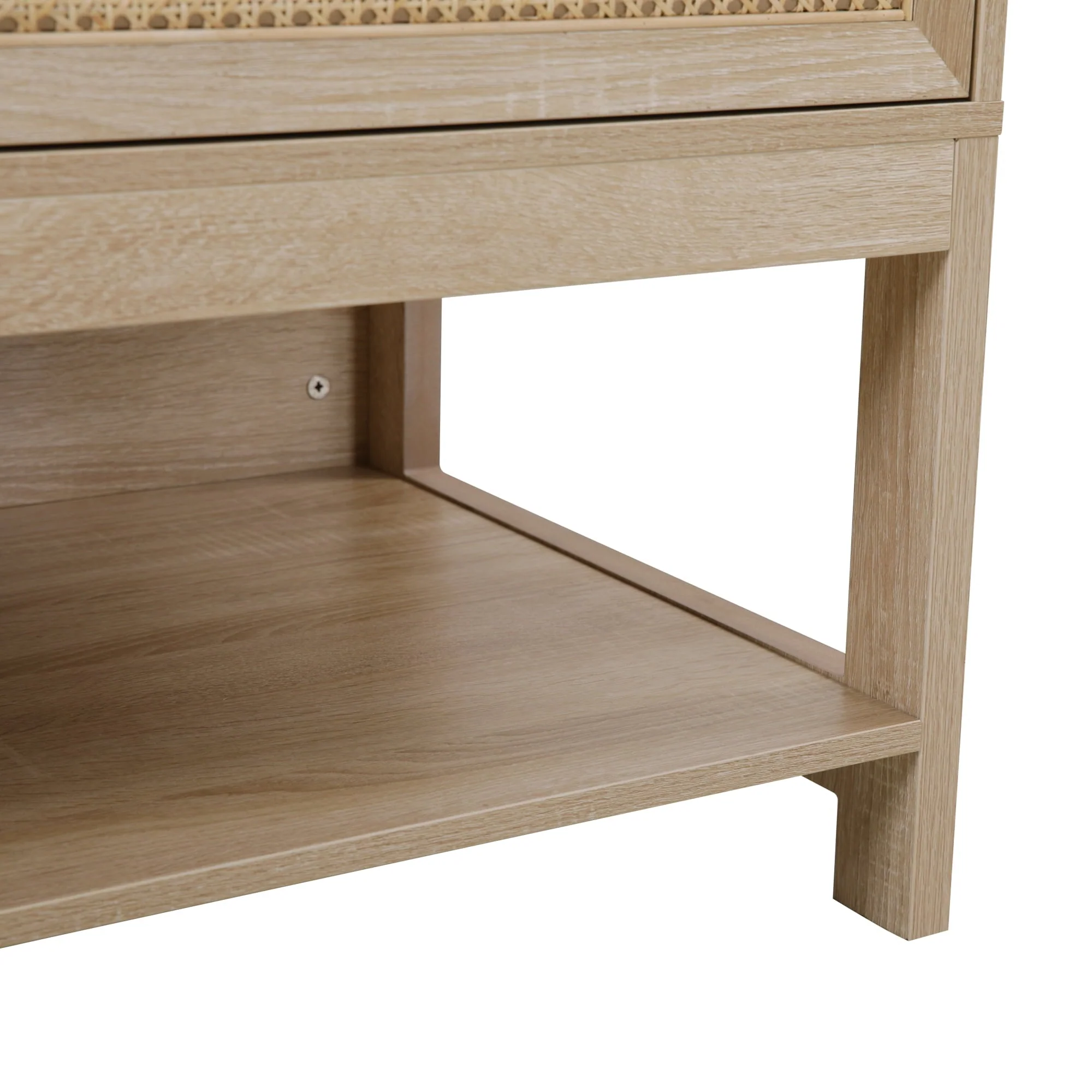 Loft Lyfe Joella Natural Rattan Wardrobe Dresser - Image 5