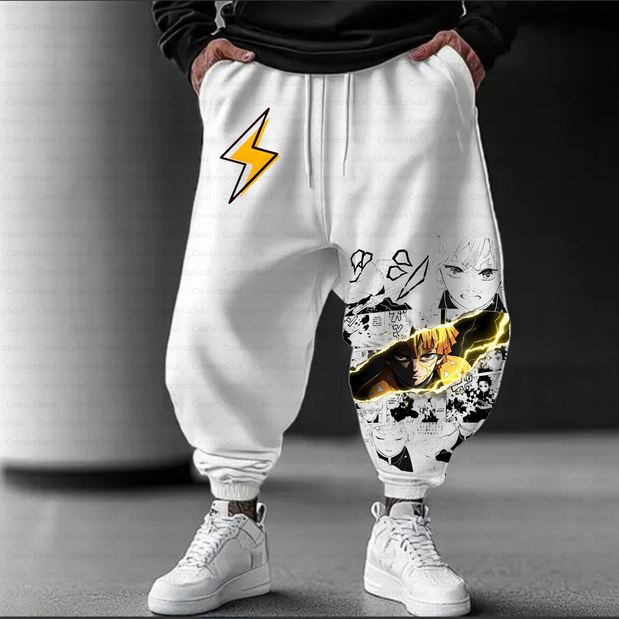 Unisex Casual Anime Streetwear Pant