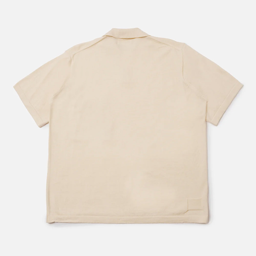 Universal Works - Polo Woolcot SS - Ecru
