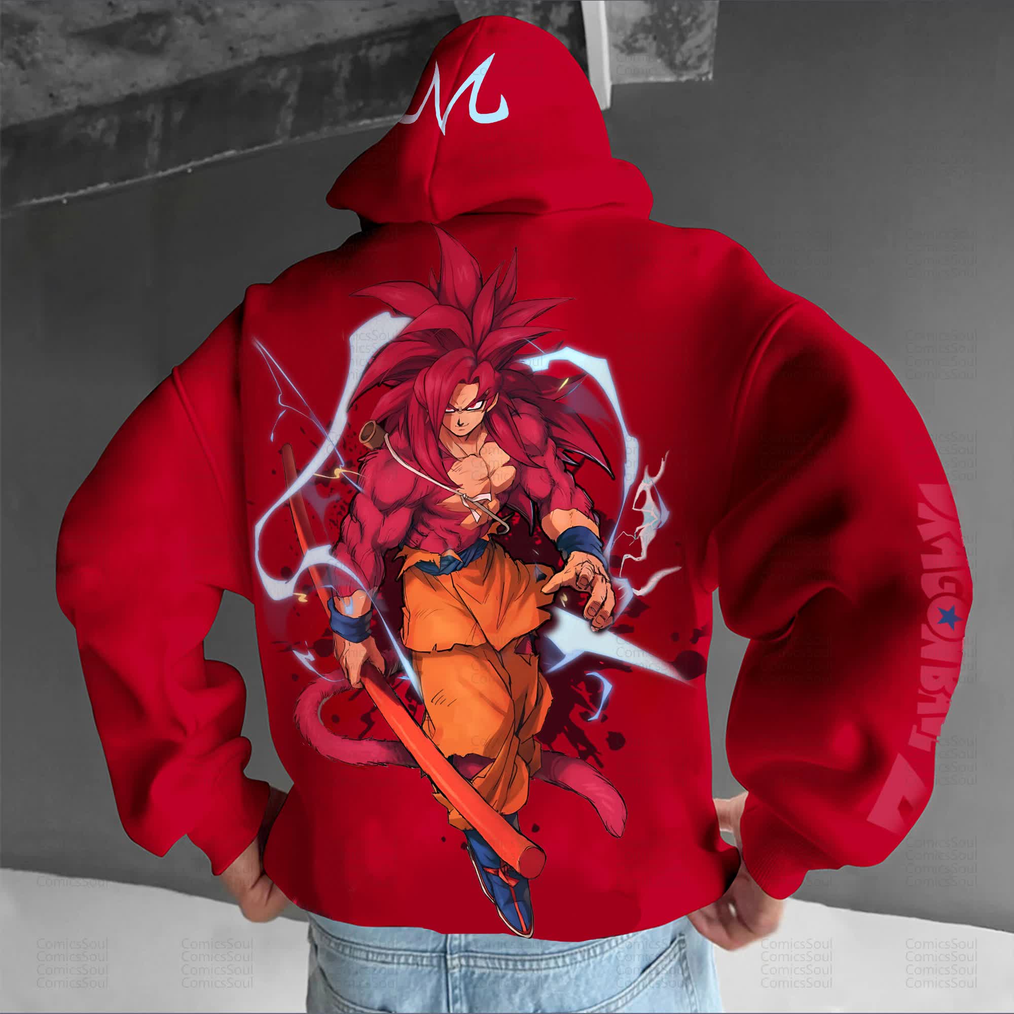 Unisex Anime Graphic Streetwear Vintage Hoodie丨Comicssoul