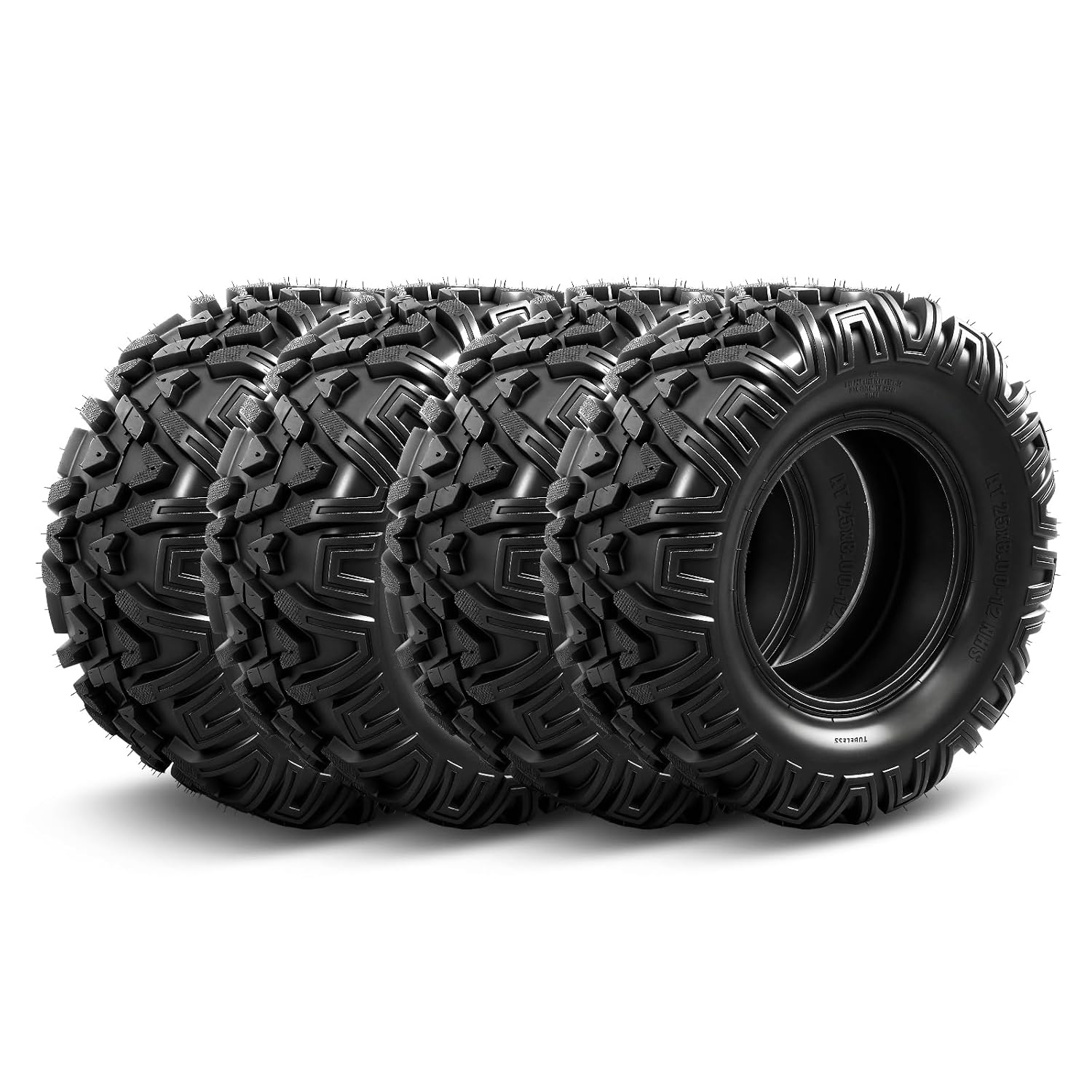 ATV/UTV Tires 25x8-12 Front & 25x10-12 Rear,6-Ply Tubeless,Set of 4 - image 2