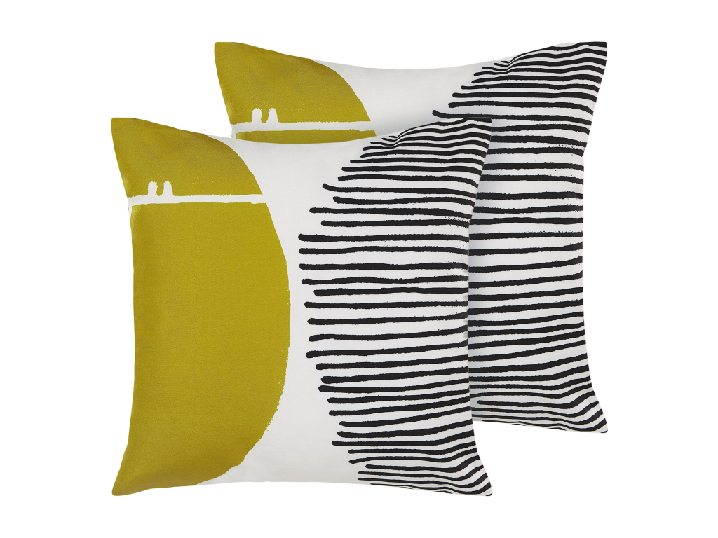 Conjunto de 2 cojines de exterior PELAGO Multicolor