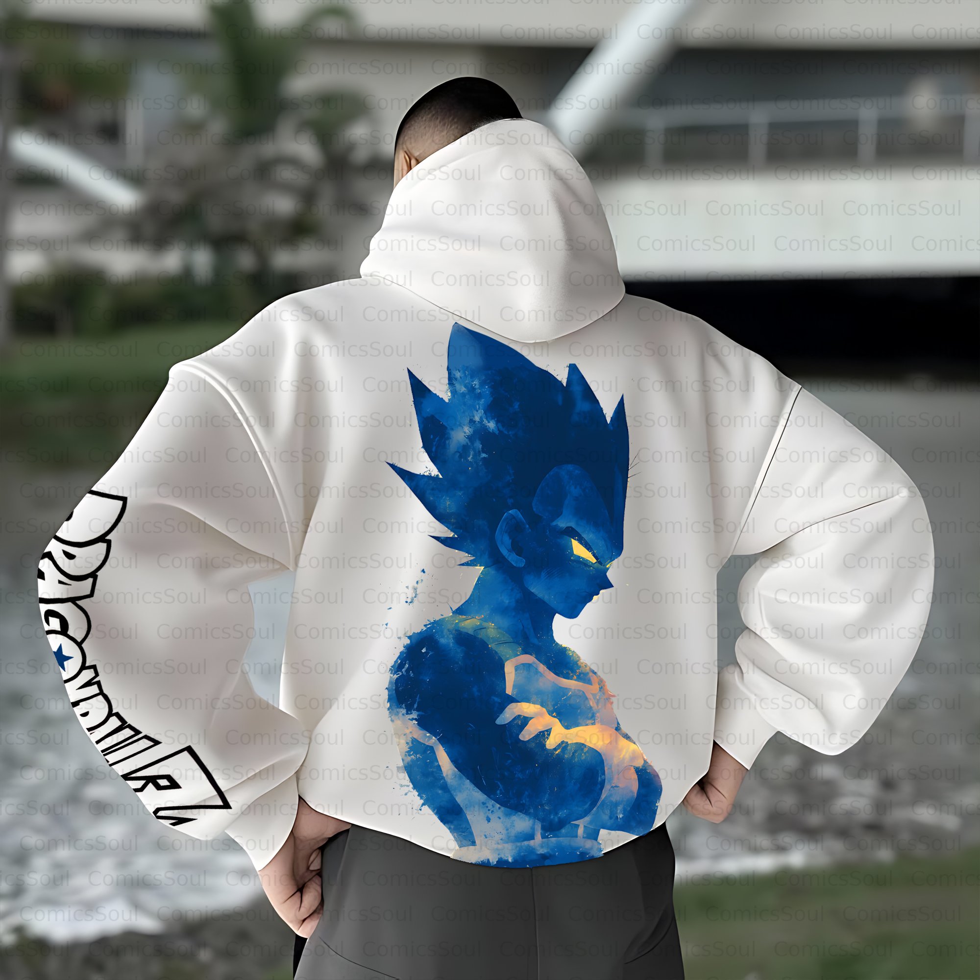 Unisex Anime Inspired Vintage Plush Hoodie