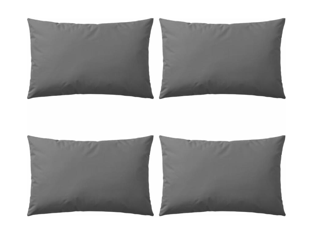Juego  4  de Decoratodo xterior 60 x 40 cm Gris