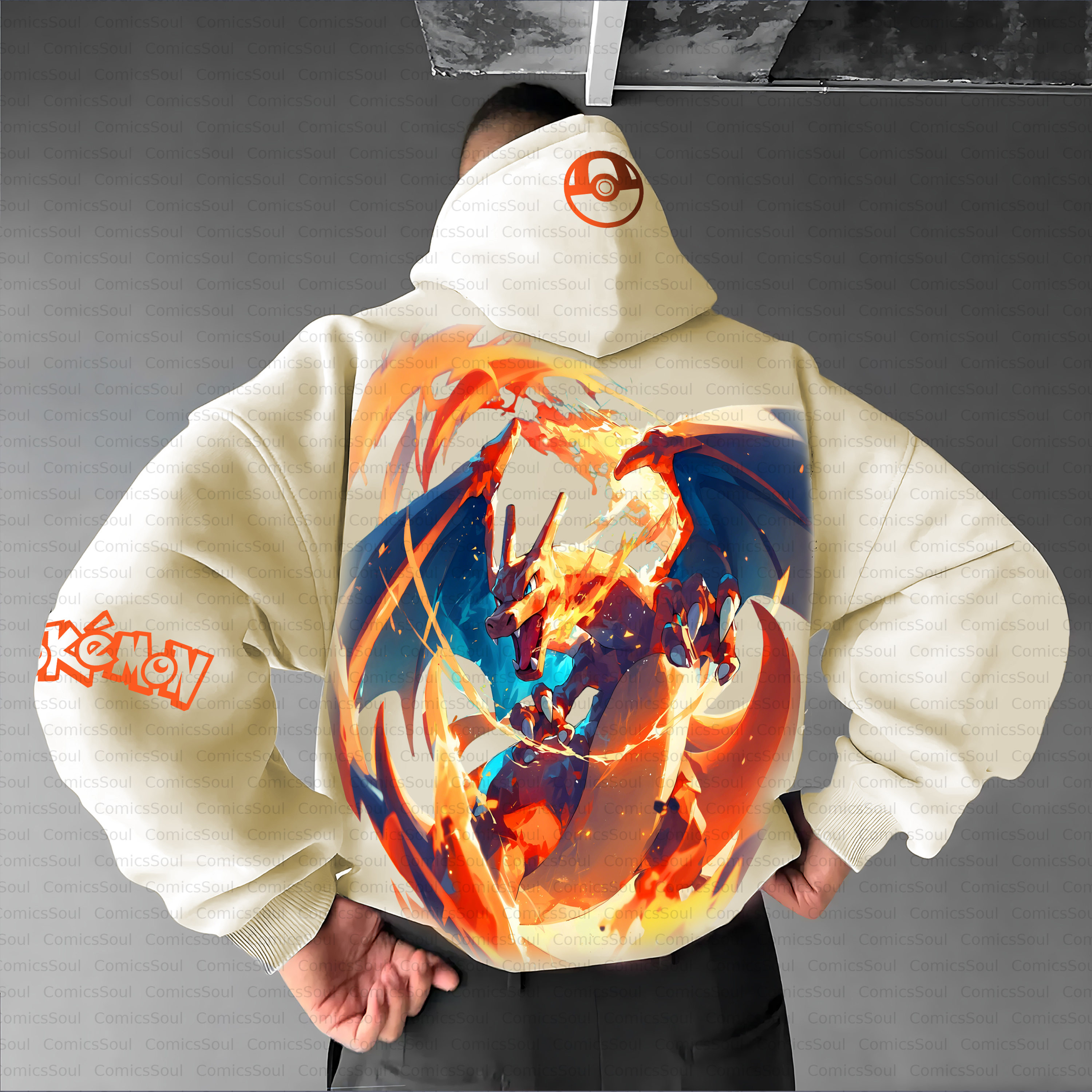 Unisex Anime Inspired Vintage Plush Hoodie