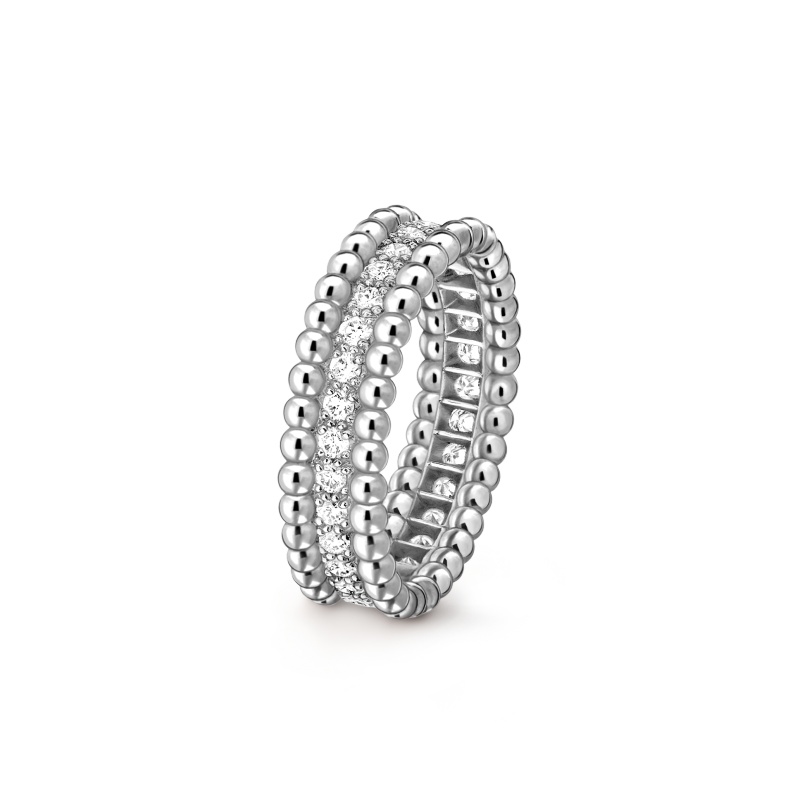 Replicate Perlée diamonds ring, 1 row(1:1 replica) - Original Replica Club