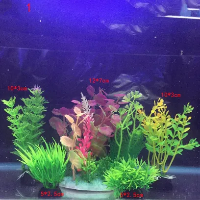 Fish Tank Decoration Simulation Water Plant Artificial Aquarium Landscaping Decor