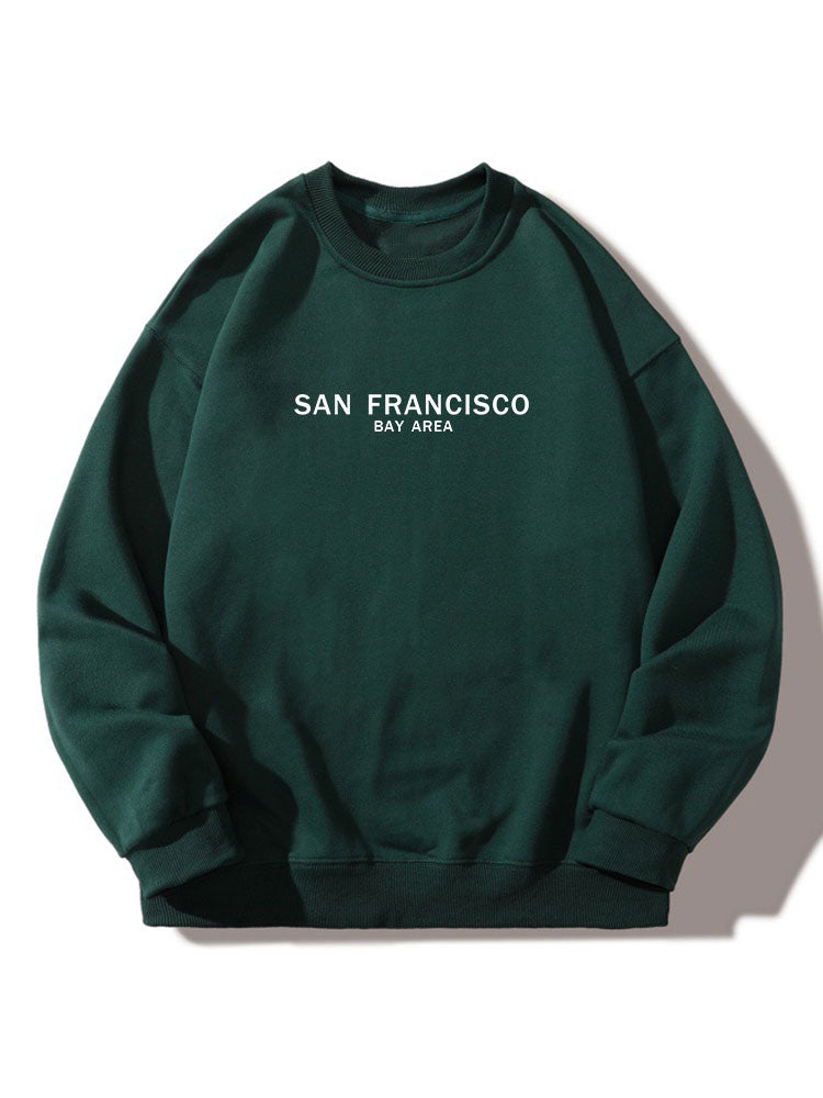San Francisco Print Crew Neck Relaxed Sweatshirt