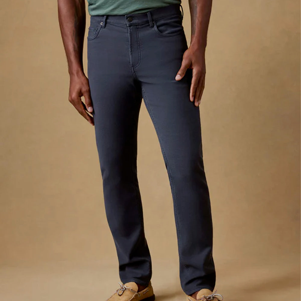 Faherty - Pantalon Stretch Terry - Marine