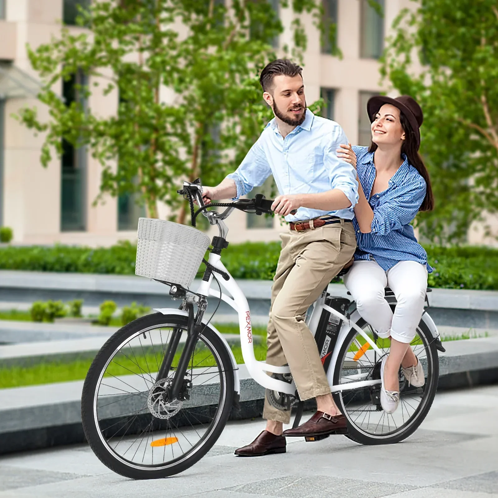 PEXMOR Adult Electric Bike 350W Peak 500W 36V 12.5AH 26in Cruiser - Image 10 PEXMOR Adult Electric Bike 350W Peak 500W 36V 12.5AH 26in Cruiser - Image 10