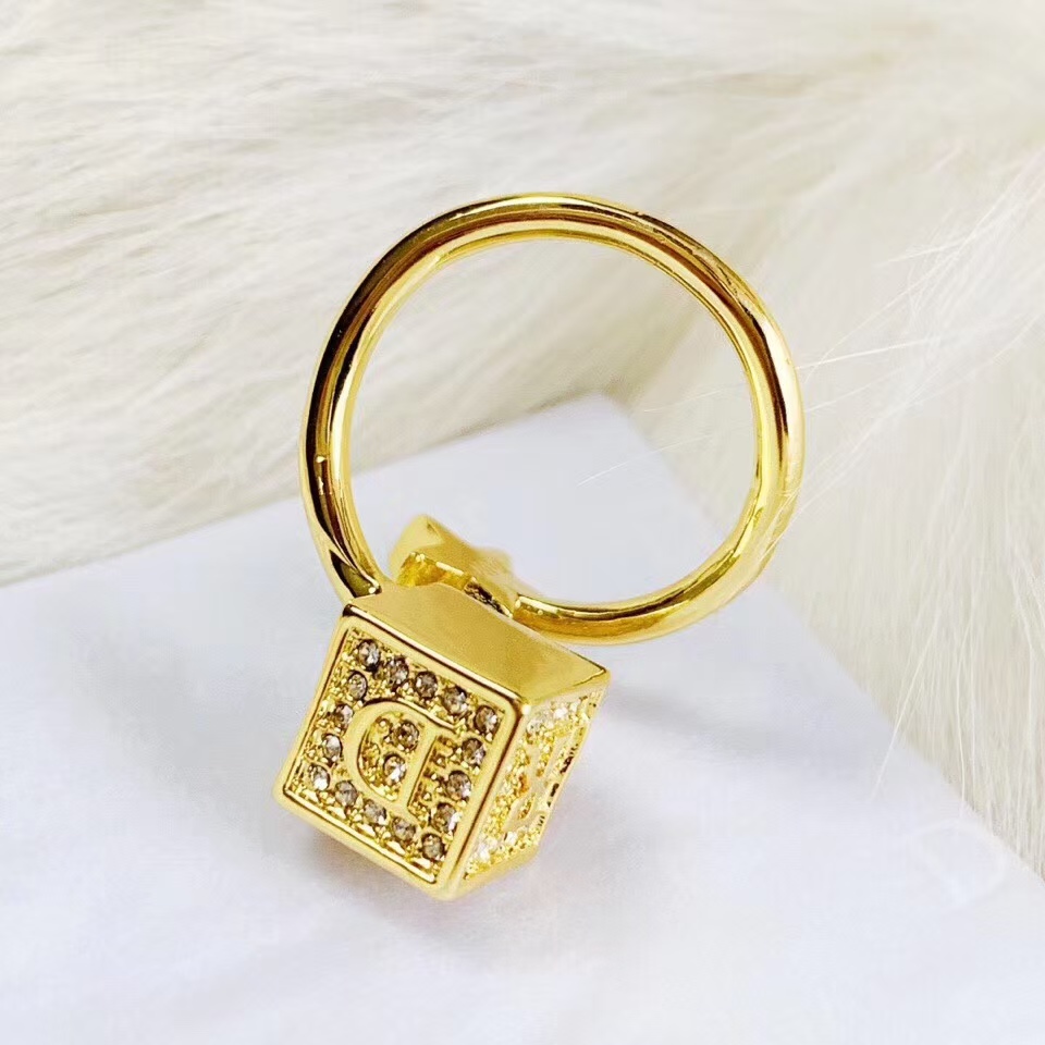 Dior Cube and Star Open Ring - Original Replica Club