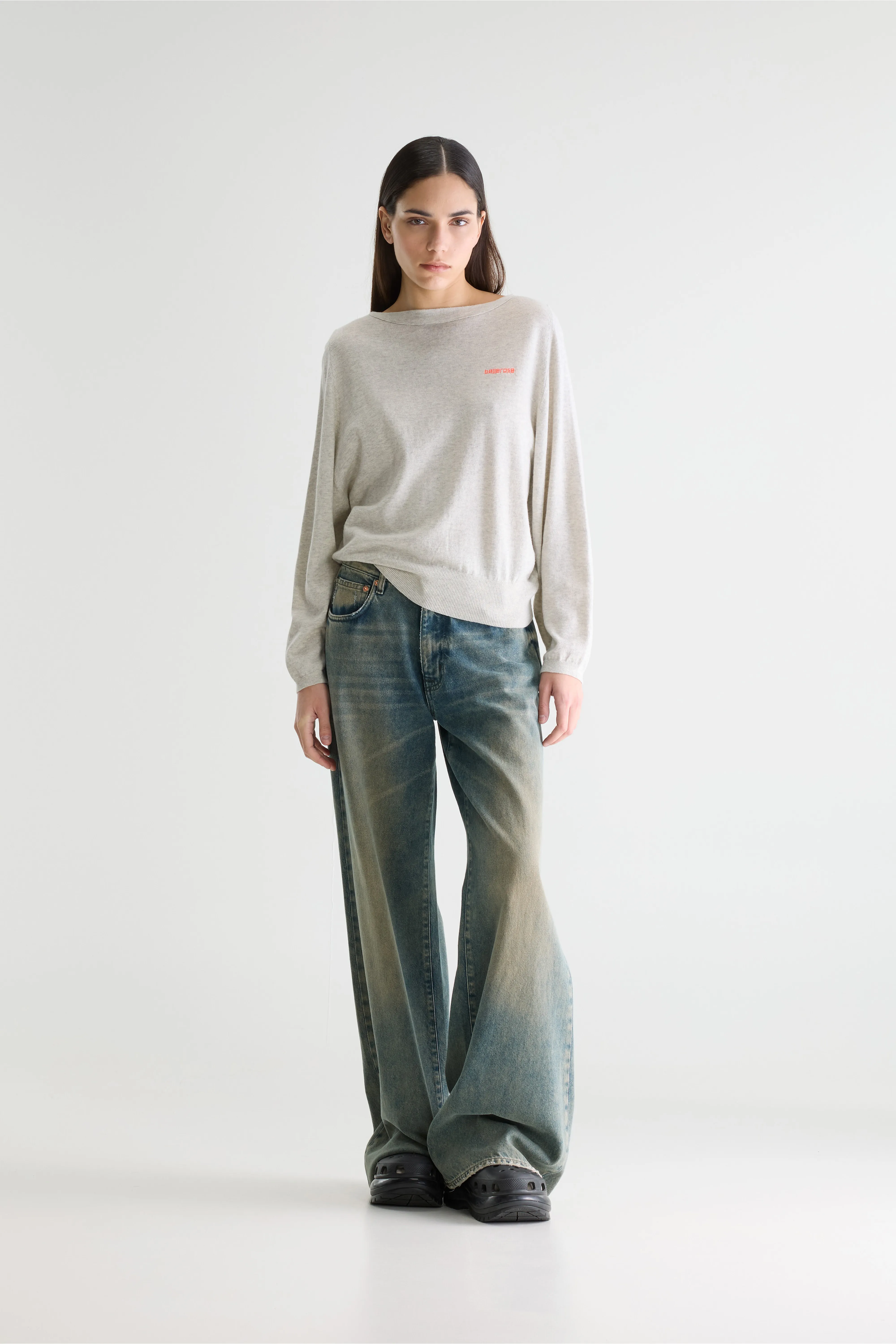Bellerose Geros relaxed sweater (261 / W / OYSTER)