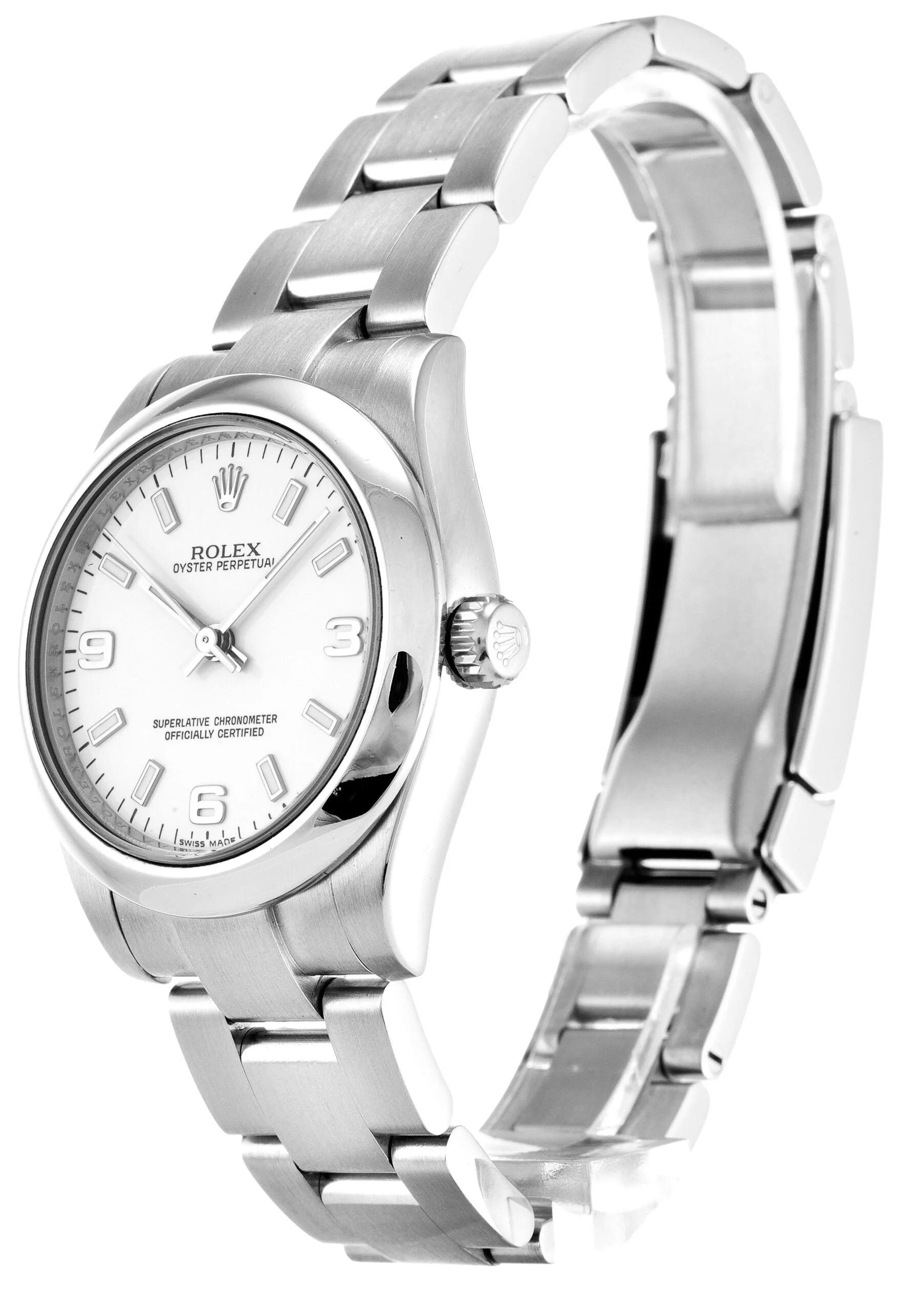 Rolex Oyster Perpetual Lady 31mm White Dial 177200-2