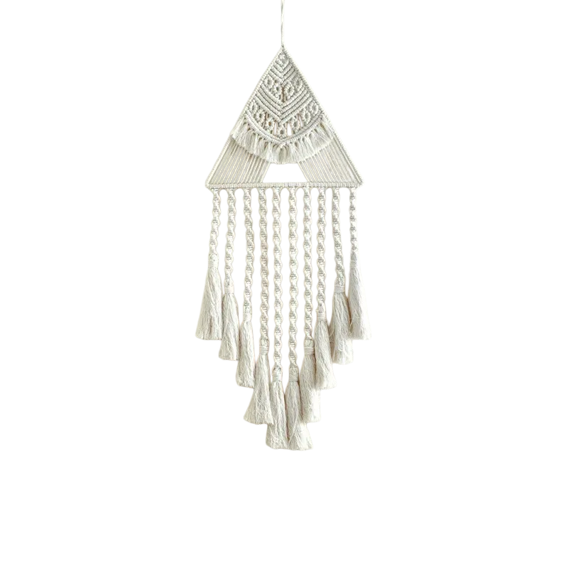 Boho-style handmade woven tapestry for home decor