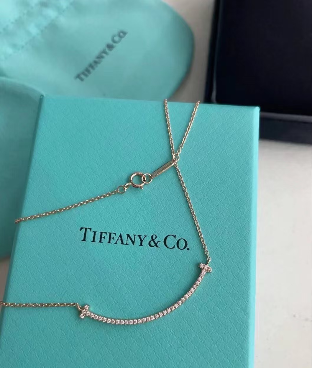 Tiffany T Smile Pendant Necklace - Original Replica Club