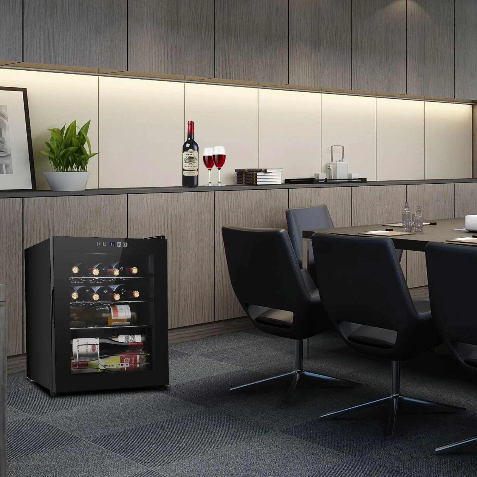 Ktaxon 18 Bottle Compressor Wine Cooler Freestanding Wine Fridge, Fast Cooling, Low Noise - Image 53