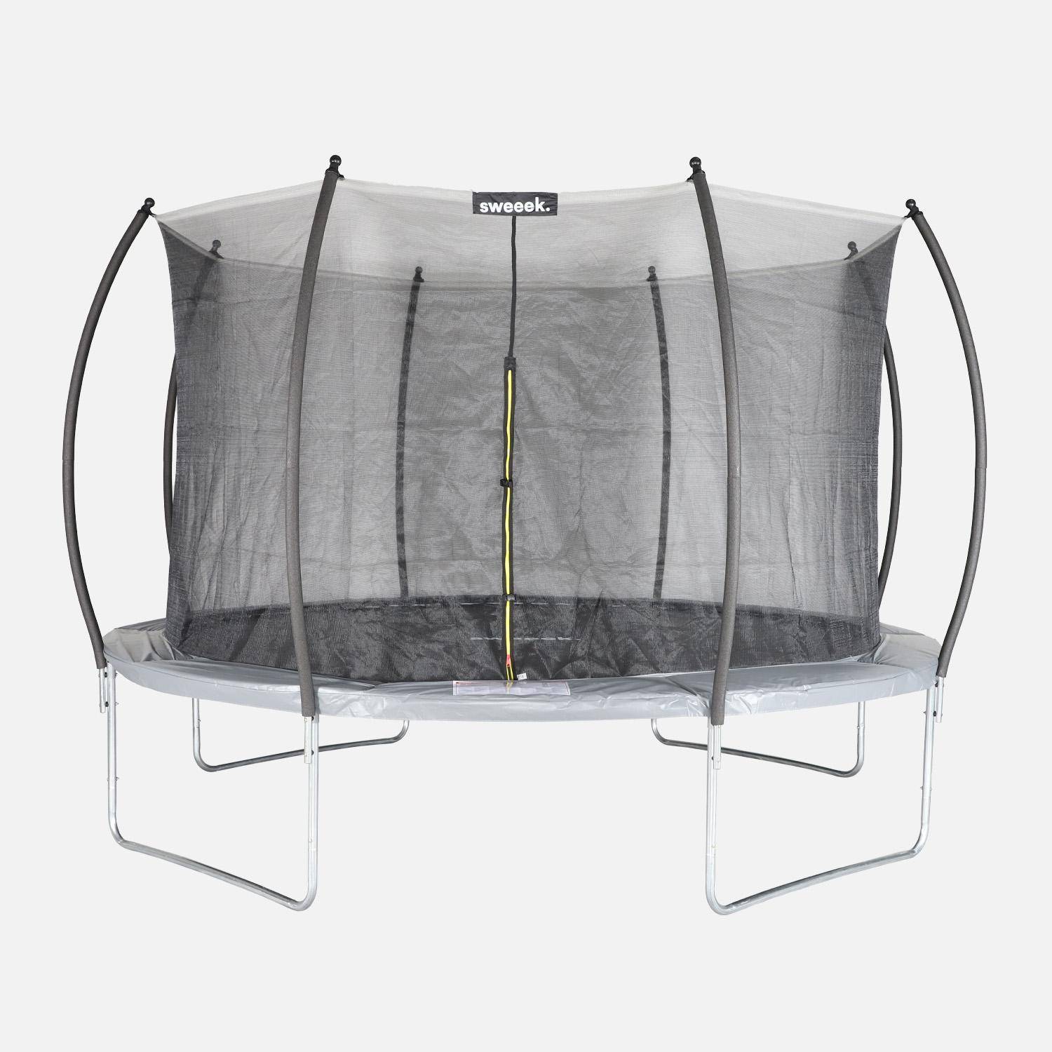 Saturne Inner - Cama elástica con red interior de 370cm