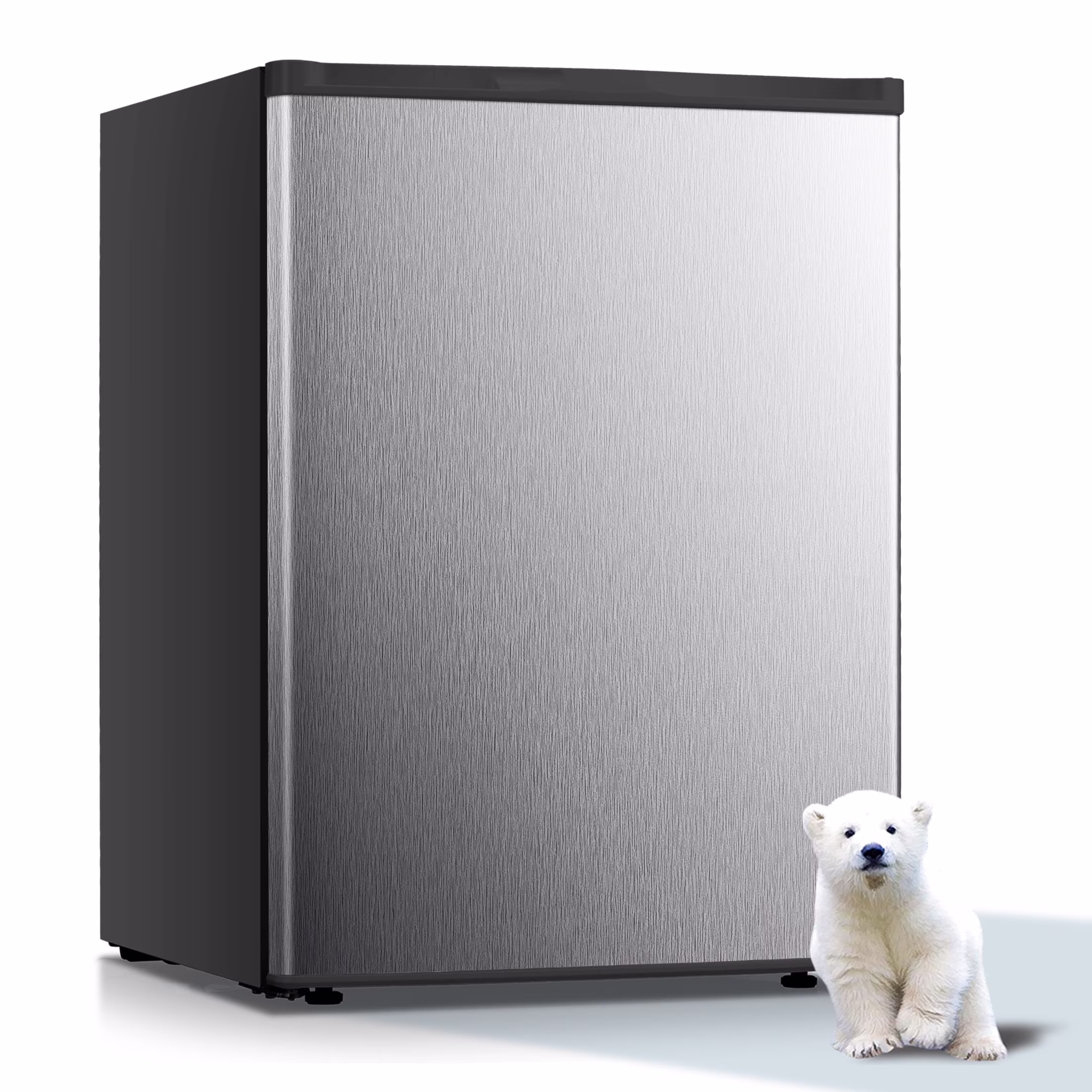 Electactic Upright Freezer, Energy Saving 2.1 Cu.ft Single Door Compact Upright Freezer with Reversible Door(White)