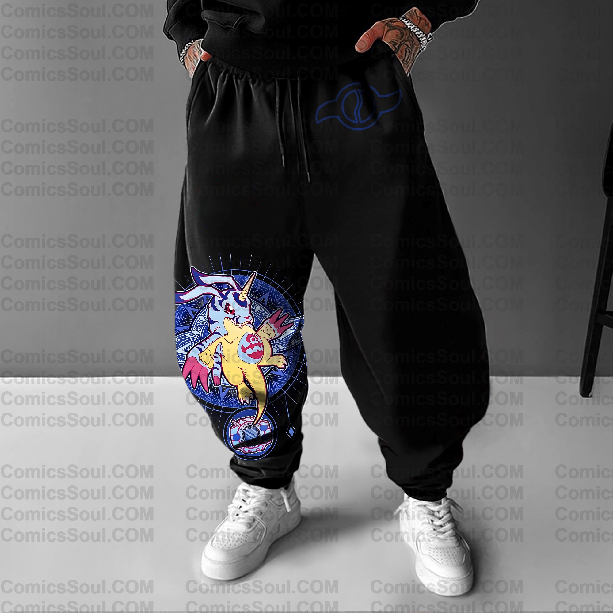 Unisex Casual Anime Streetwear Pants