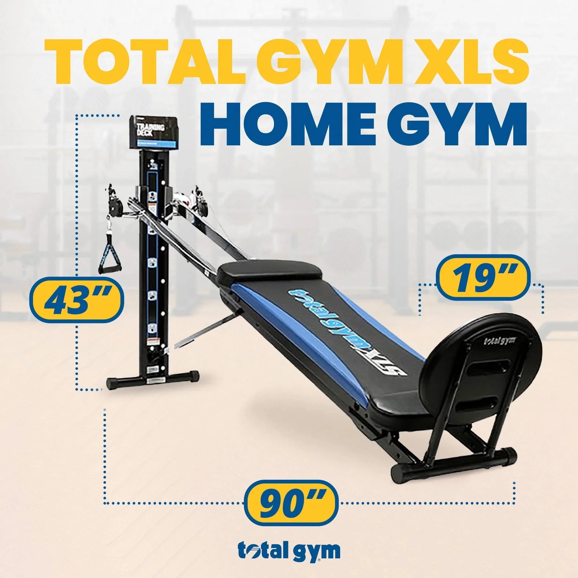 Total Gym XLS Fold Home Gym Workout Machine With Accessories - Image 4 Total Gym XLS Fold Home Gym Workout Machine With Accessories - Image 4