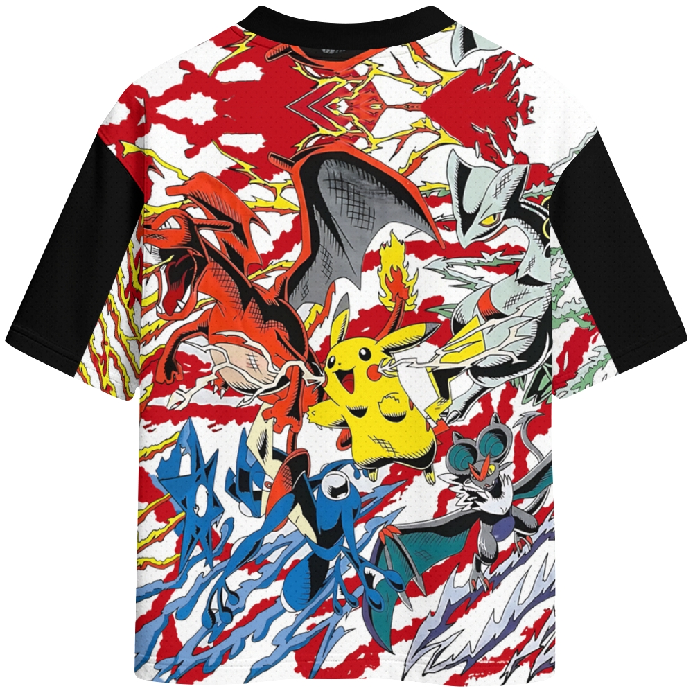 Pokémon Crew Neck Football Jersey