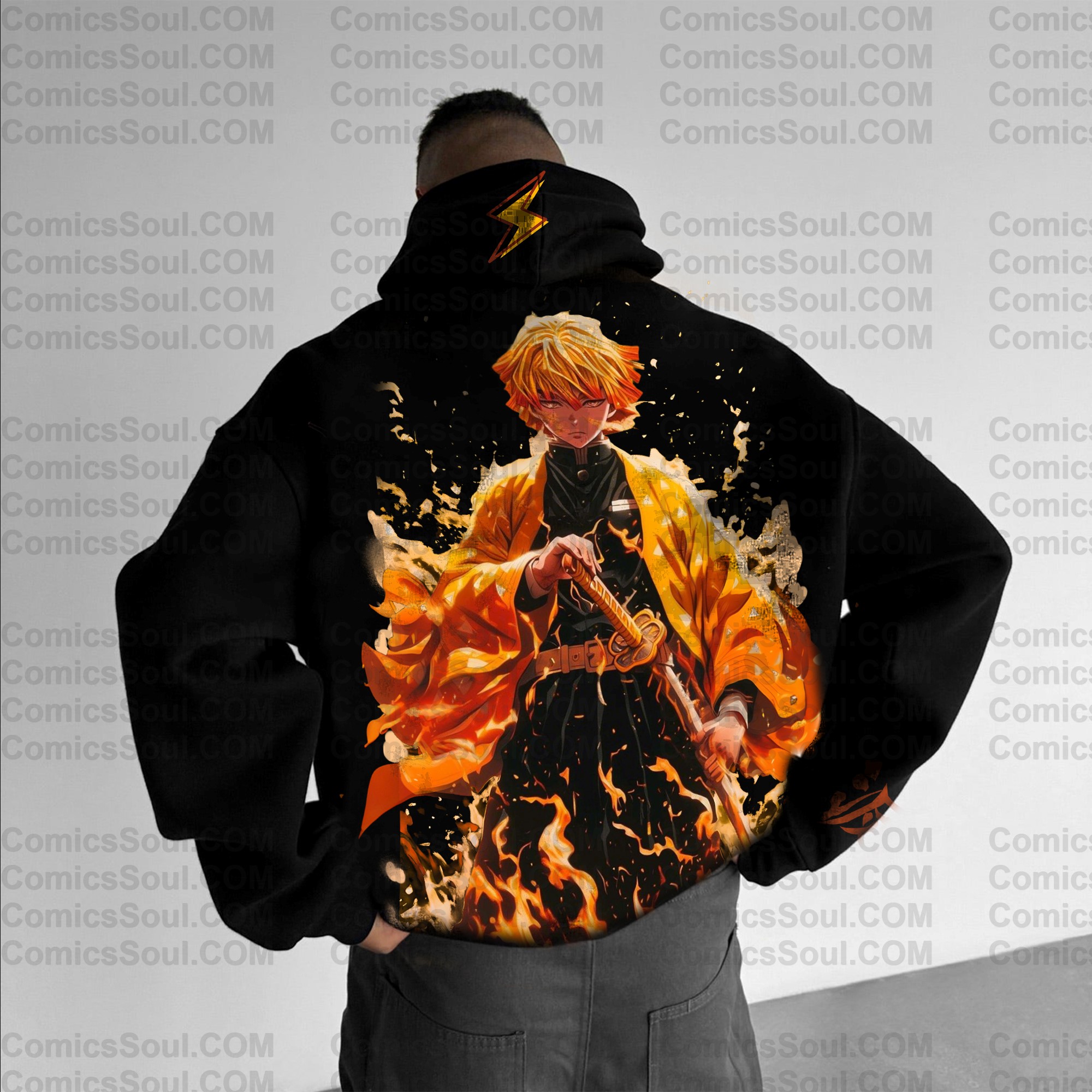 Unisex “ Comicssoul   ” Graphic Streetwear Vintage Hoodie