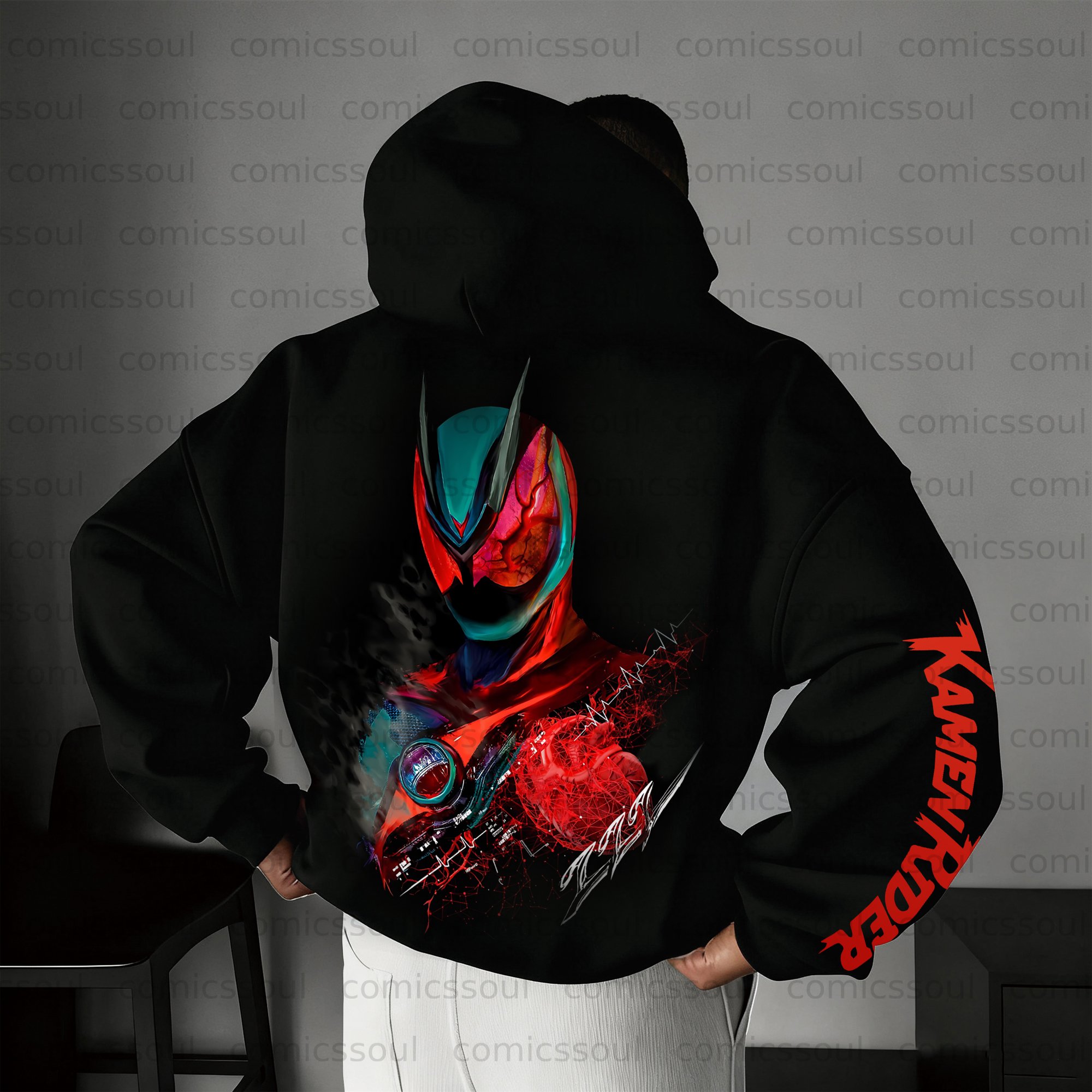 Unisex Anime Graphic Streetwear Vintage Plush Hoodie