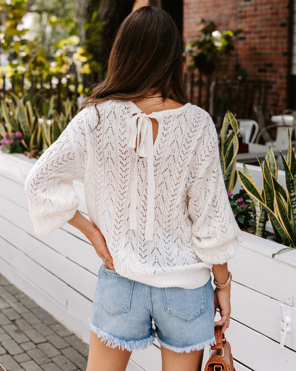 Splendid Breeze Knit Top - Cream - SALE - Se7enfashion