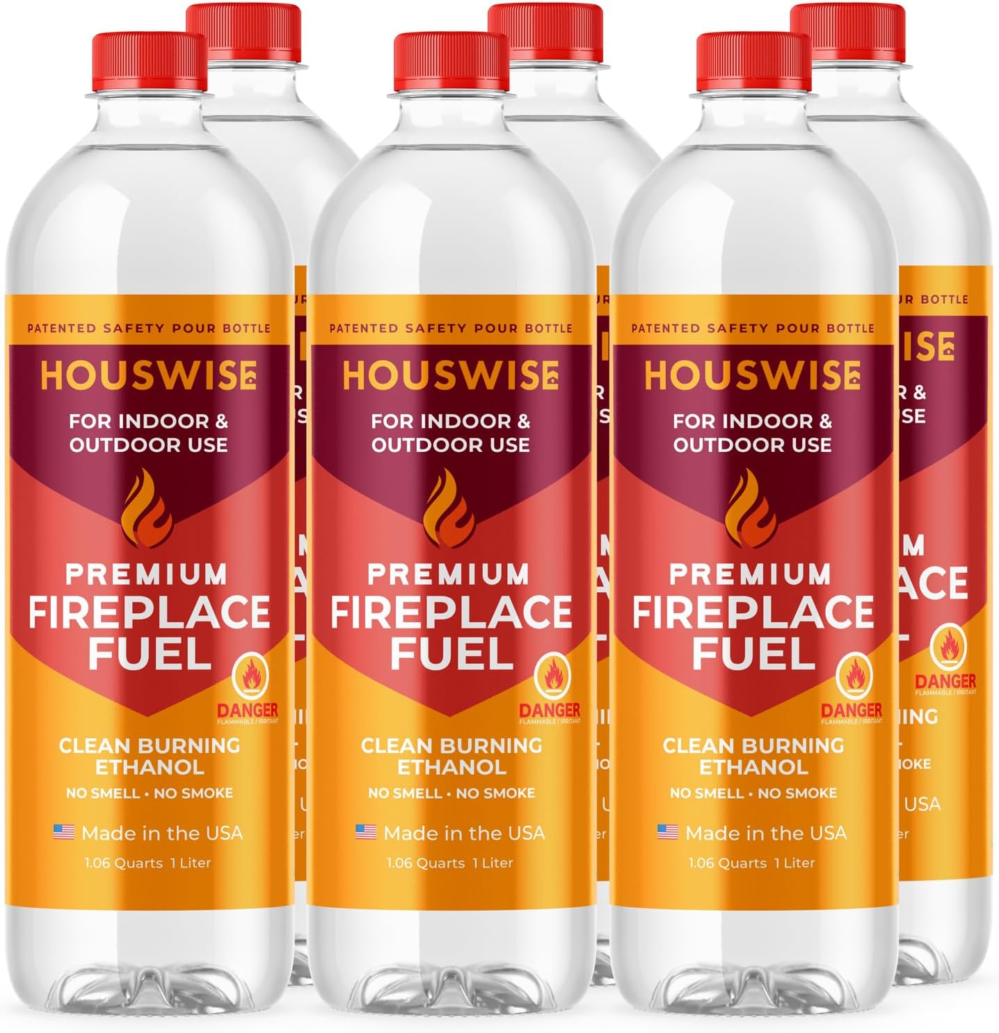 WAYFAIR Bio Ethanol Fireplace Fuel 12 X 1 Liter - Bioethanol Fuel Tabletop Fire Pit, Bio Ethanol Fuel For Table Top Fire Pit & Ethanol Fireplaces - Made In USA