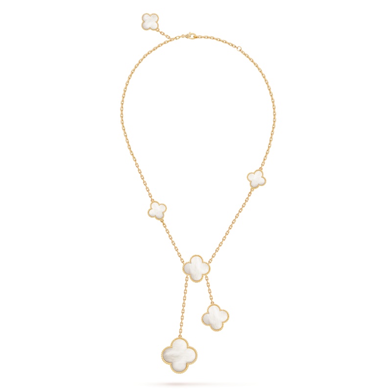 Replicate Magic Alhambra necklace, 6 motifs(1:1 replica) - Original Replica Club