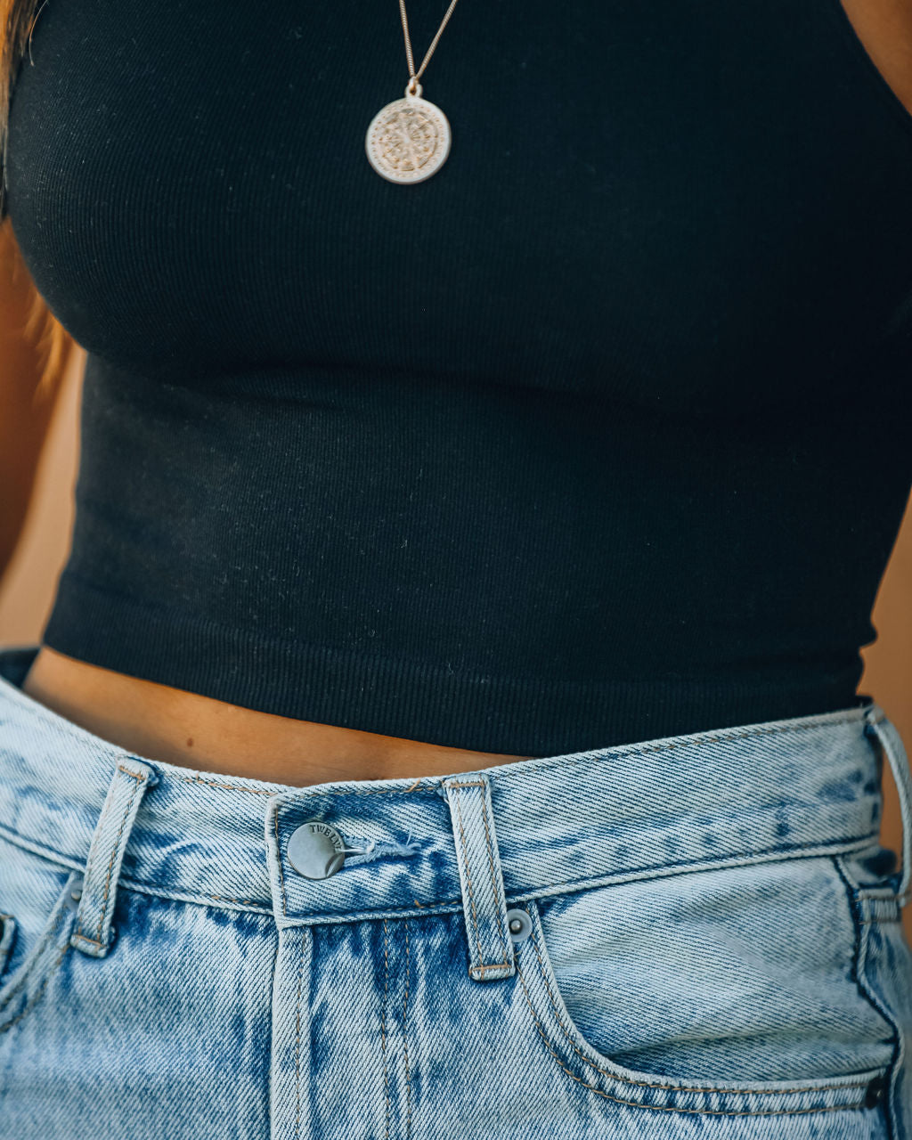 Kiki Knit Crop Top - Black - Se7enfashion