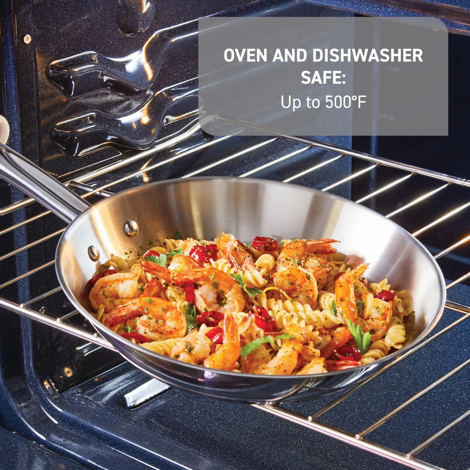 T-fal Cook & Strain Stainless Steel Cookware Set, 14 piece Set - Image 18
