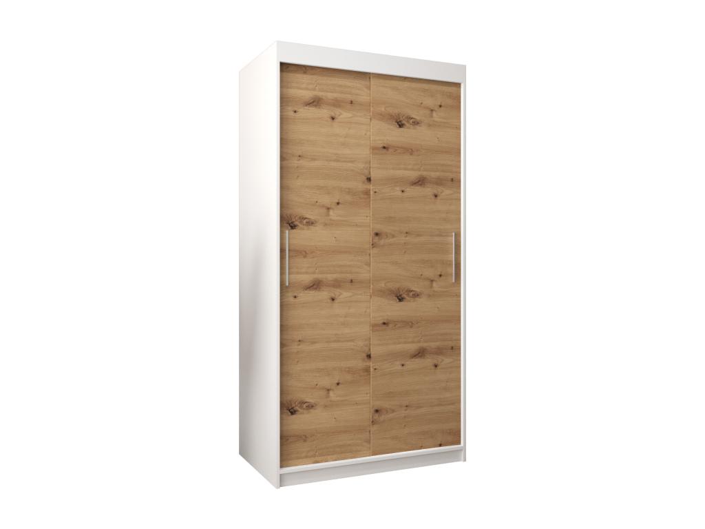 Armario Cozetiq de puertas correderas 200/100/62 2 puertas blanco/artisan