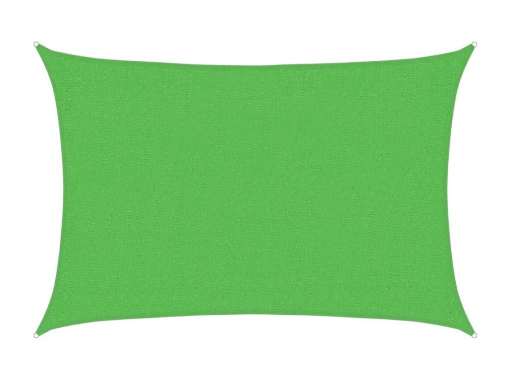 Vela de sombra 160 g/m² Verde claro 2x3 m HDPE