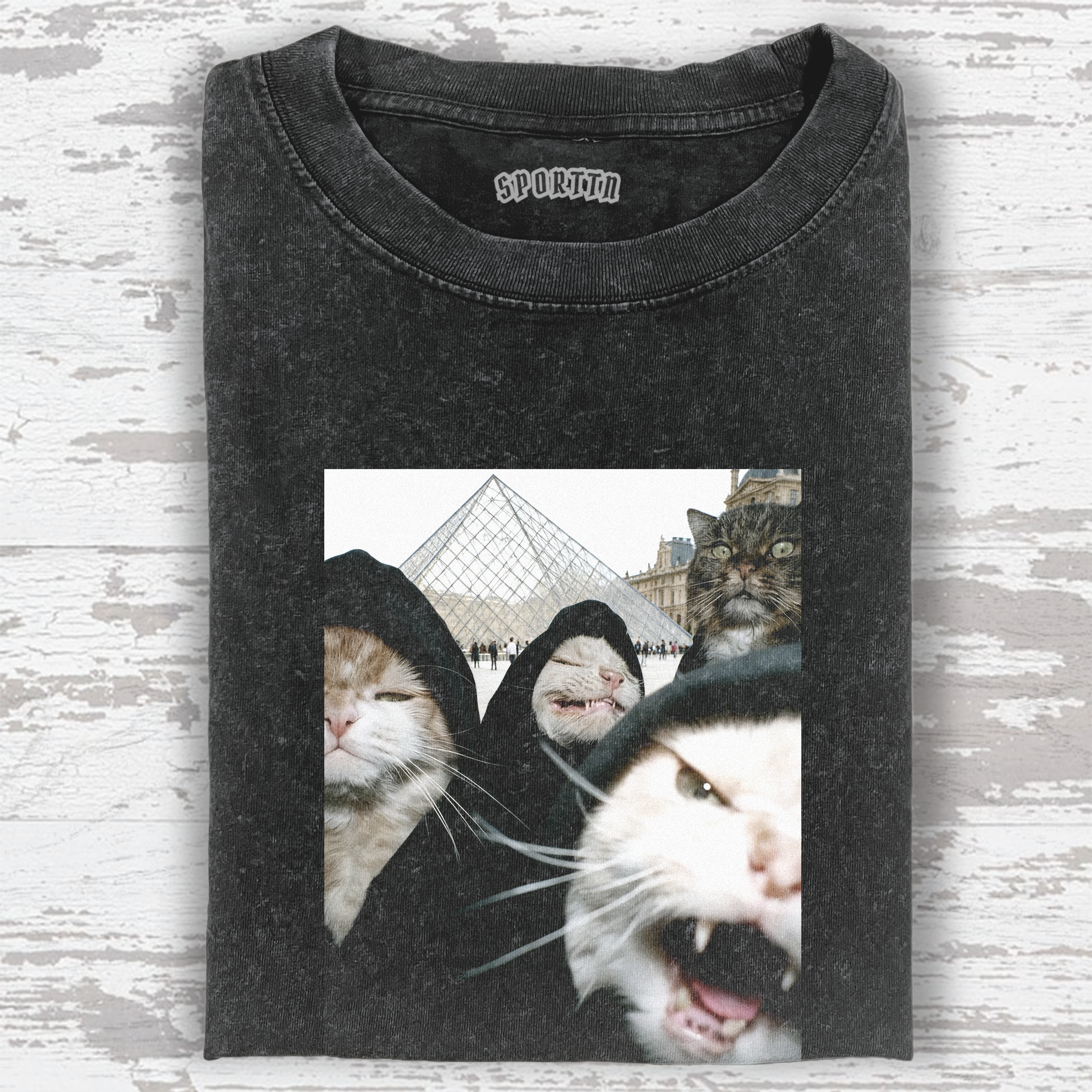 FUNNY CATS TEE