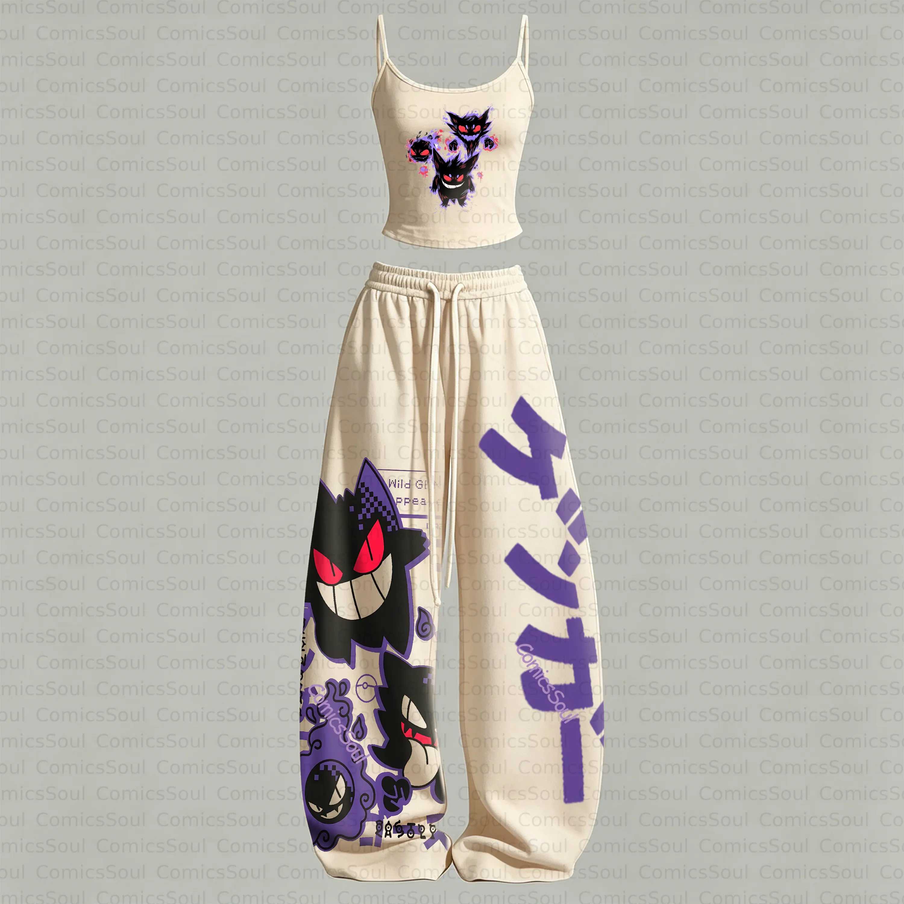 Pokémon Top & Elasticated Trousers Two-Piece Set TeeThreads Sustain the Scene with Custom Apparel
