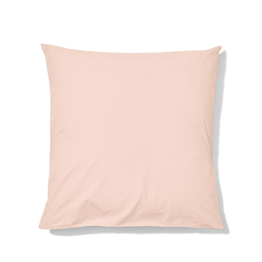 Taie d'oreiller en percale de coton - Rose des Sables