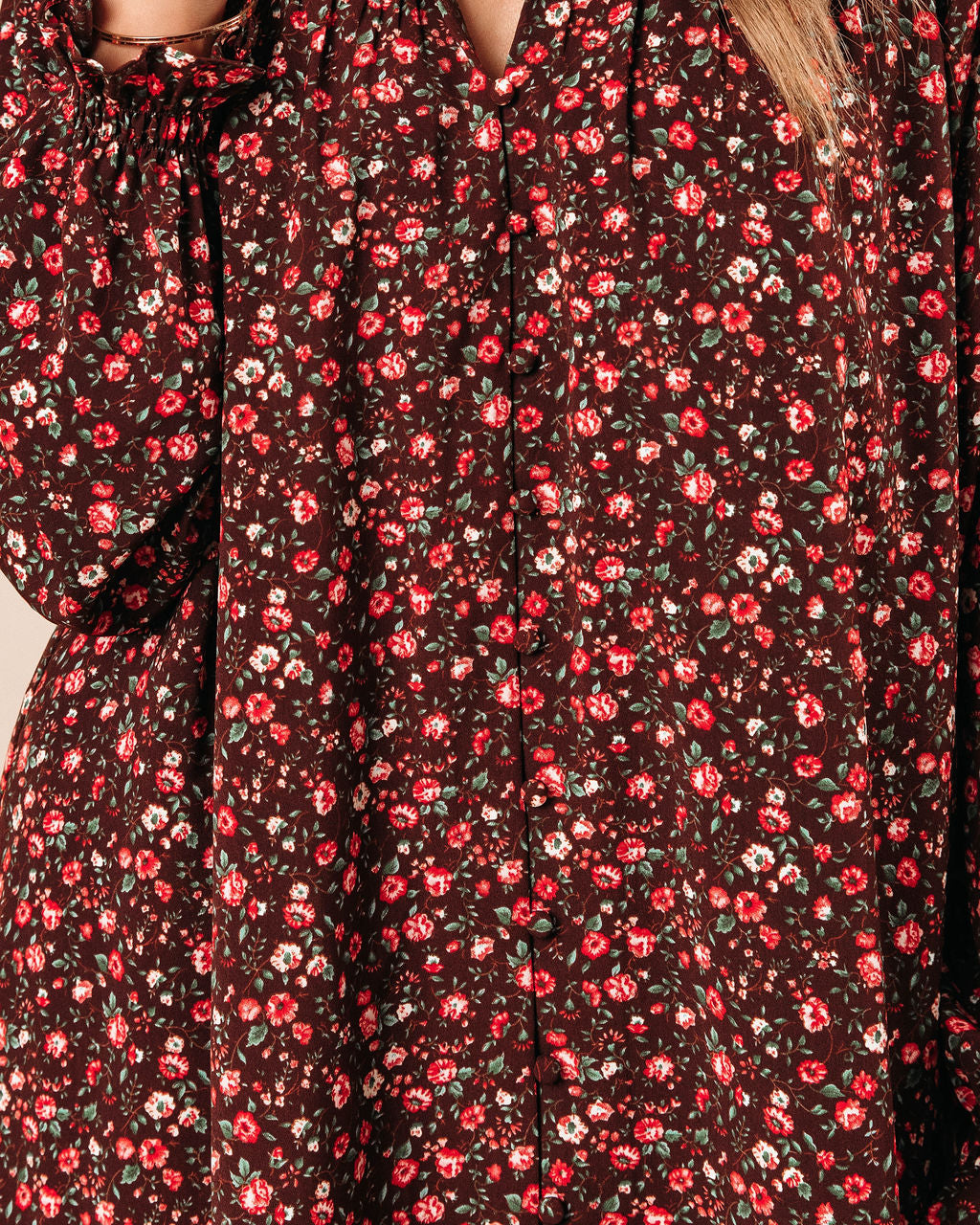Grateful Hearts Floral Mini Dress - Se7enfashion