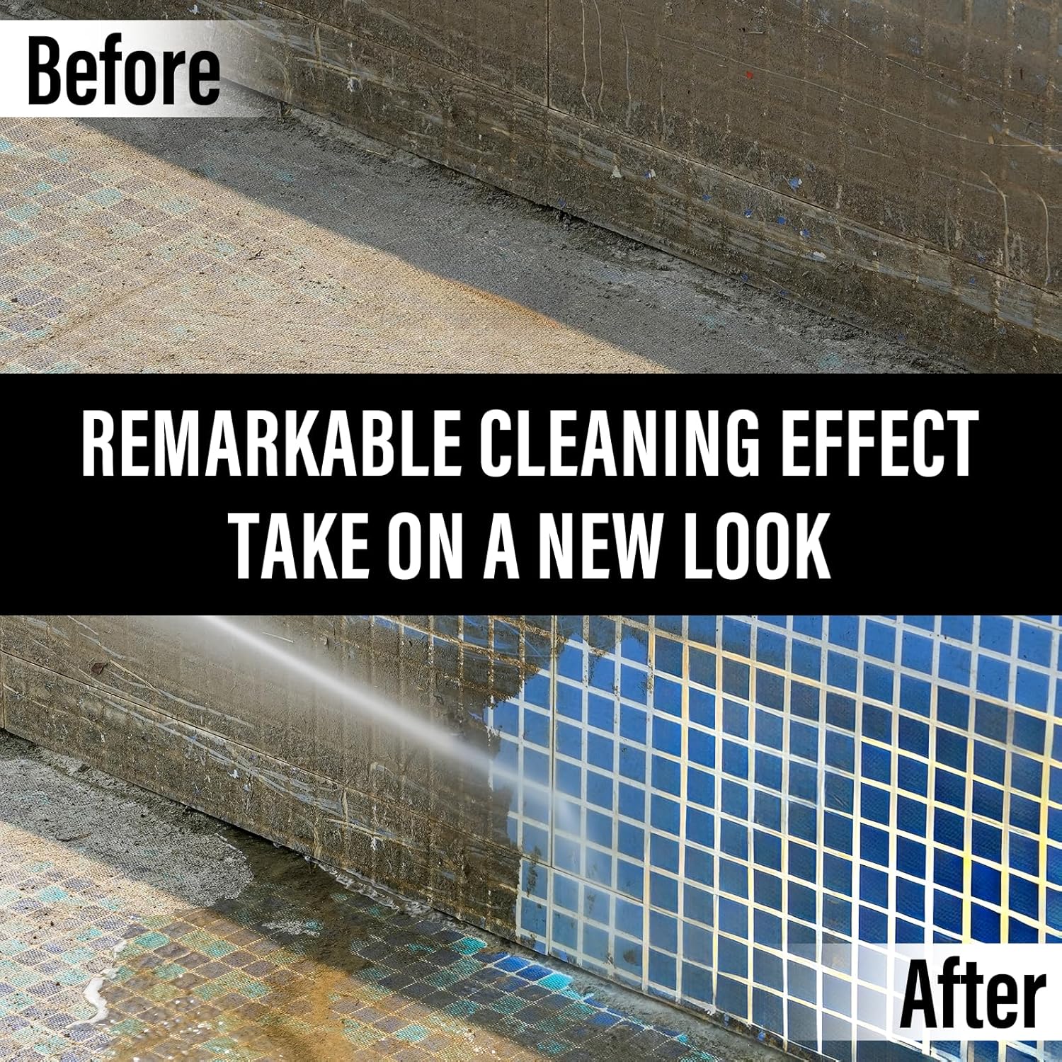 MZK electric high-pressure cleaner with 360° quick-connect nozzle and replaceable foam cannon