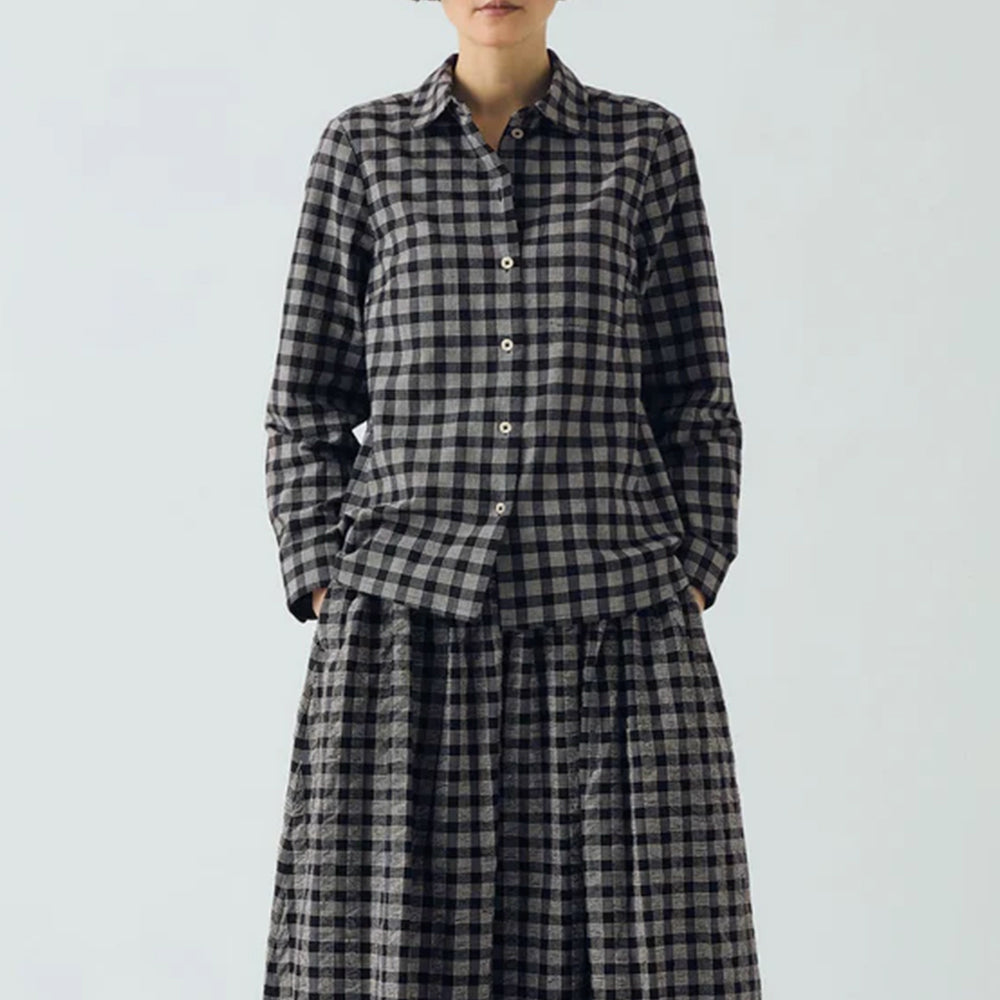 Toast - Chemise Ollie - Noir & Ecru