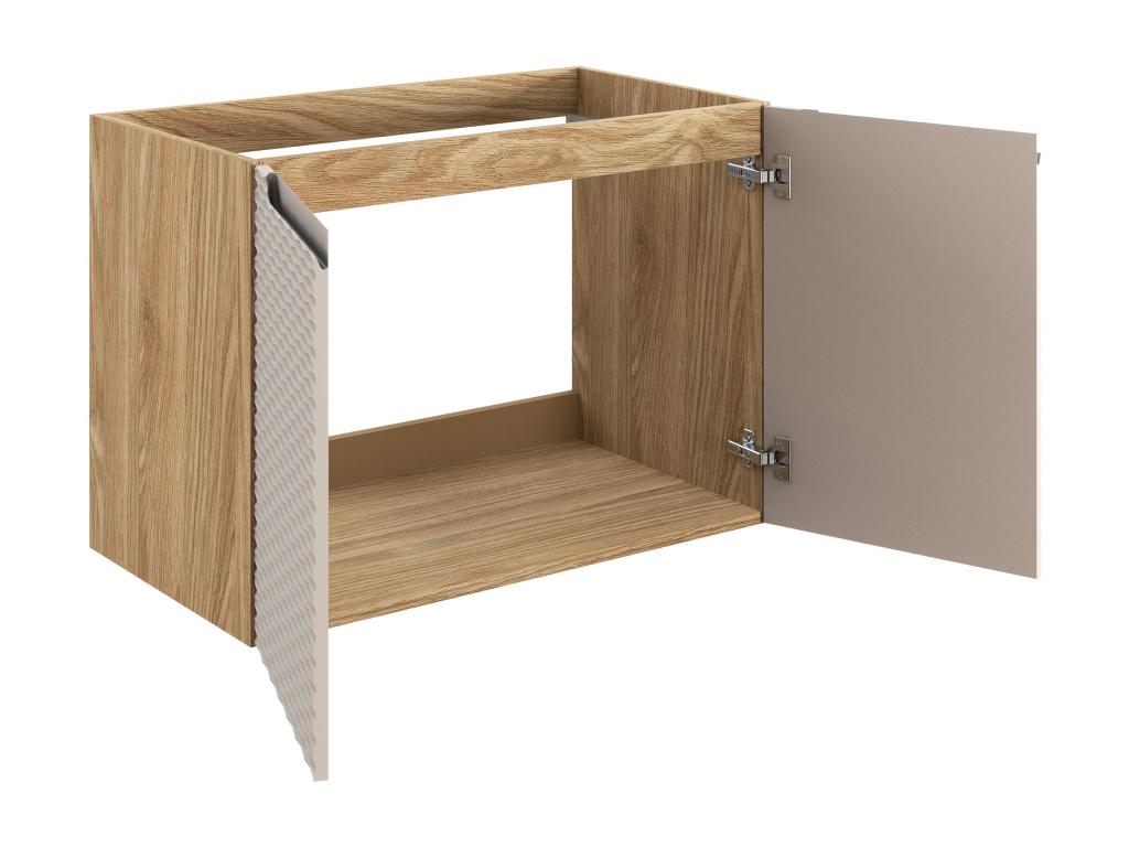 Armario Bajo Lavabos Cozetiq CUW80 2D 80x46x57 Beige