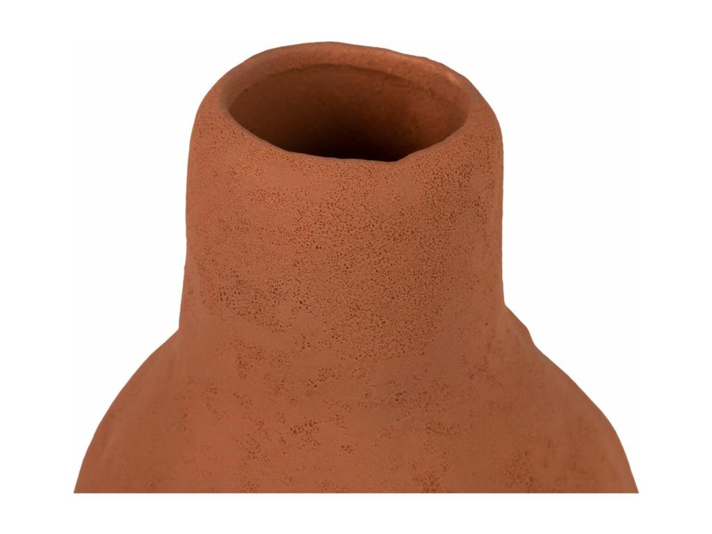 Florero Ceramica Terracota 20x20x38 Cm