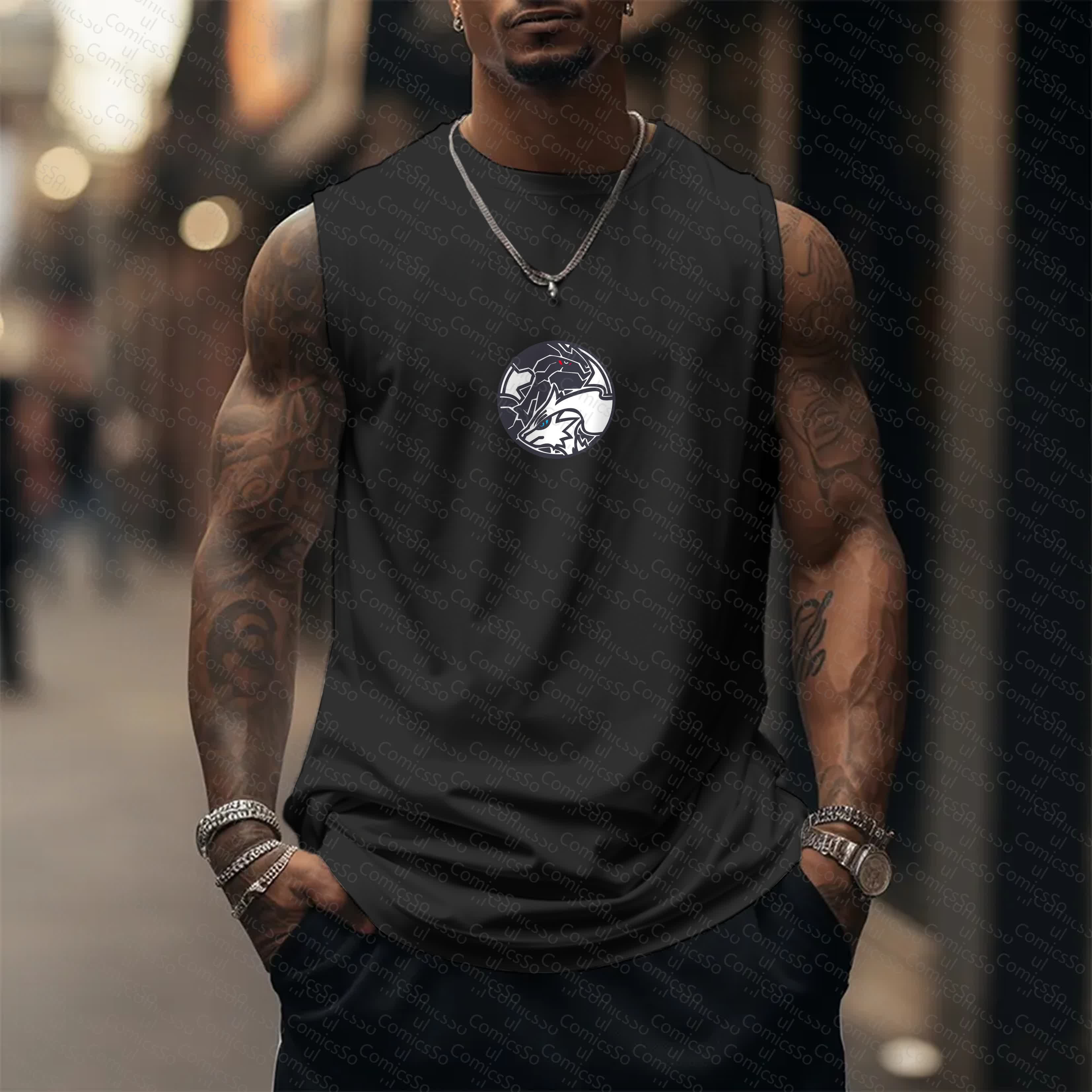Unisex  “Pokemon” Casual Anime  Tank Top TeeThreads Sustain the Scene with Custom Apparel
