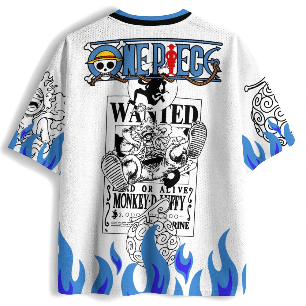One Piece Luffy Anime Football Jersey
